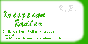 krisztian radler business card
